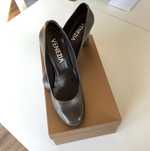 Buty, półbuty, szpilka, obcas słupek, Venezia, r. 38, skóra
