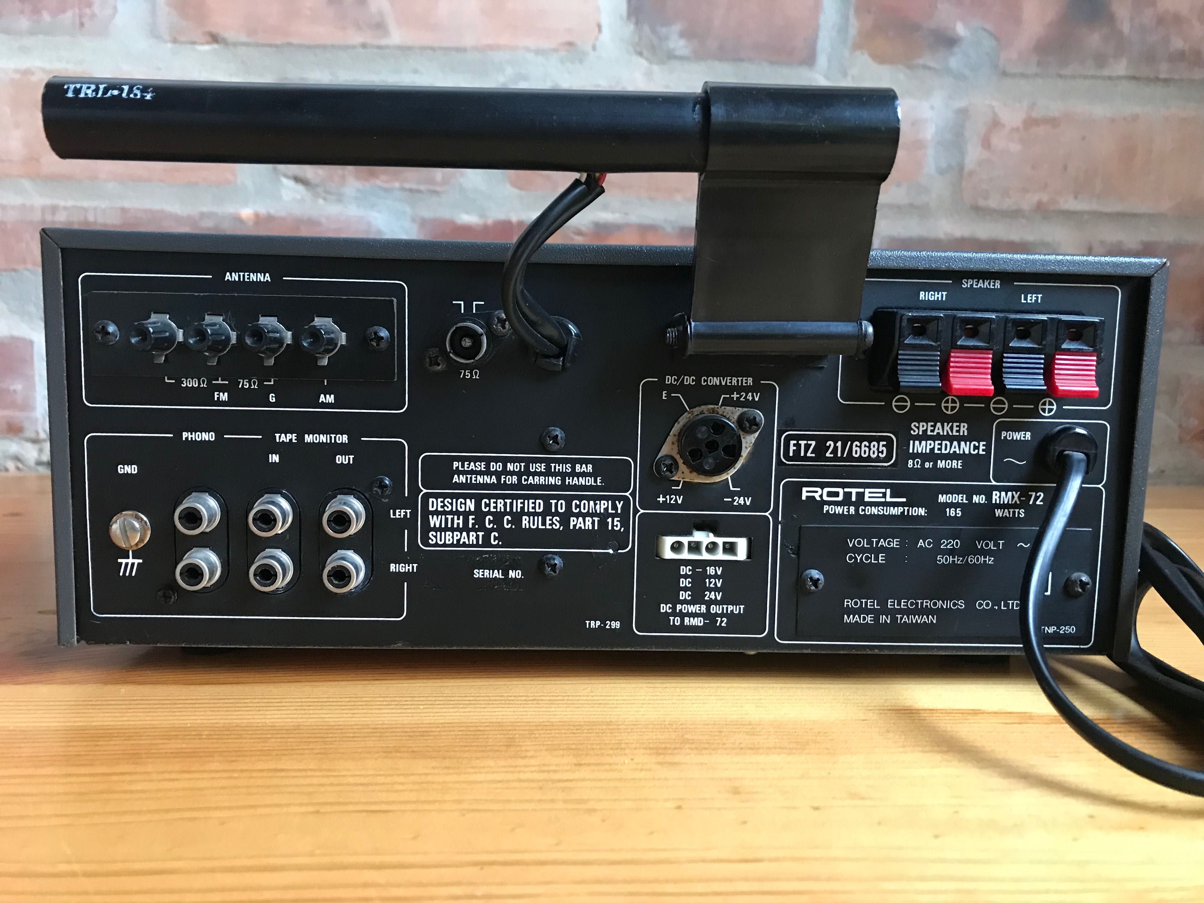 Rotel rmx-72, 1983