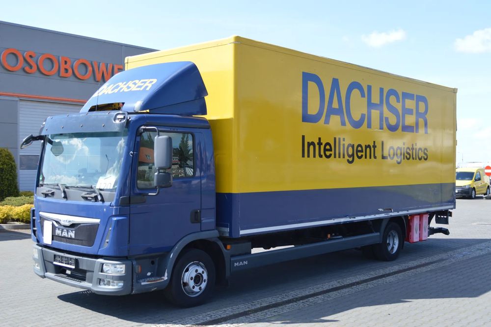 MAN TGL 12.250 KONTENER+WINDA 1500 kg  nr.120 1 Wł. Import z Niemiec Ory Przebieg DACHSER Winda 1500 kg Klima