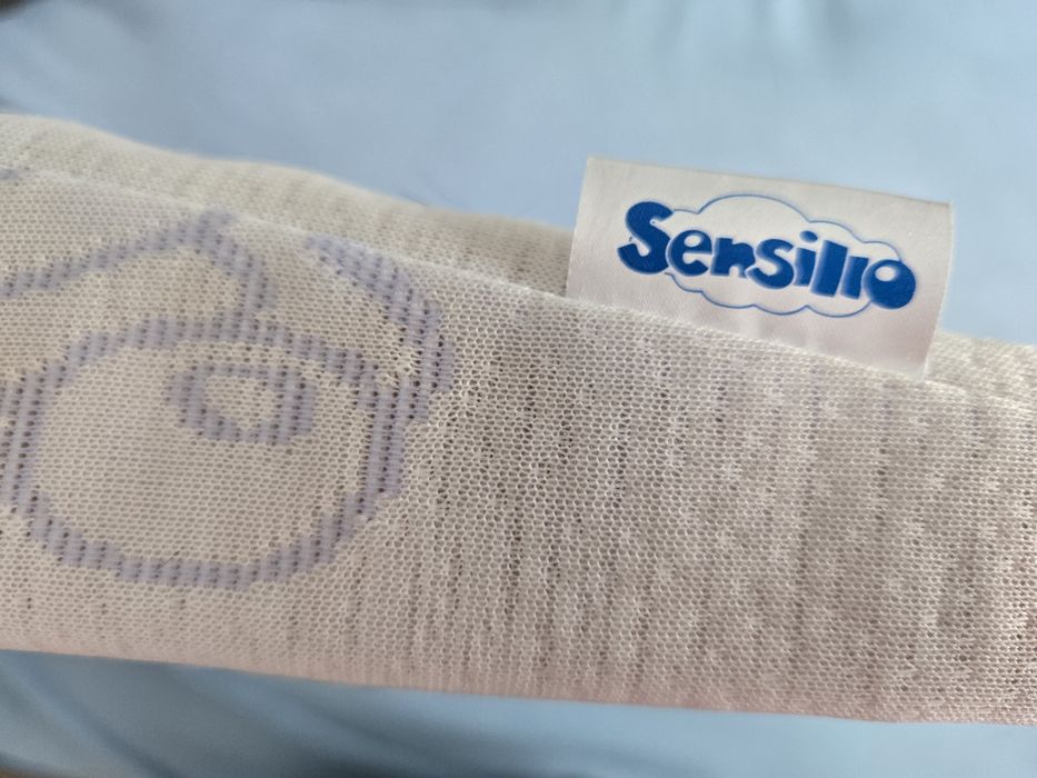 Łózeczko dziecięce Sniglar, 120x60cm, materac, oraz poduszka klin