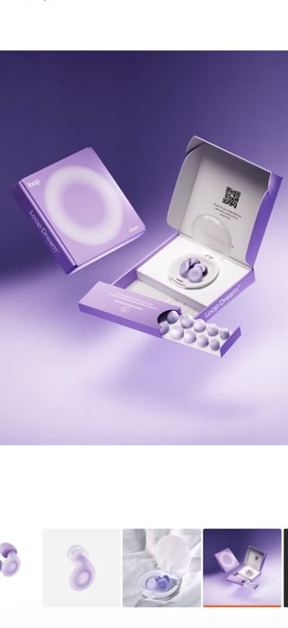 Loop Dream Lilac 27 db ,zatyczki , wkladki wyciszajace do uszu