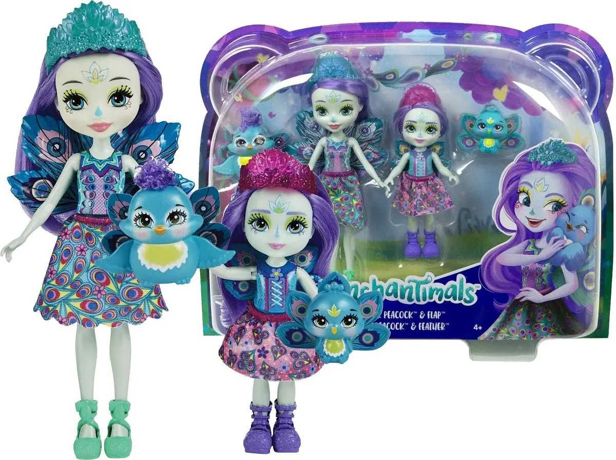 Энчантималс сестрички кукла  павлин Enchantimals