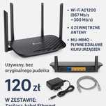 Router TP-Link Archer A6 (AC1200) – stan bardzo dobry, 1 r