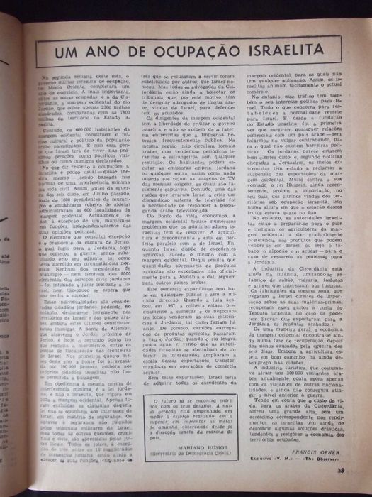 Revista Vida Mundial 1513 de 07/06/1968 kennedy