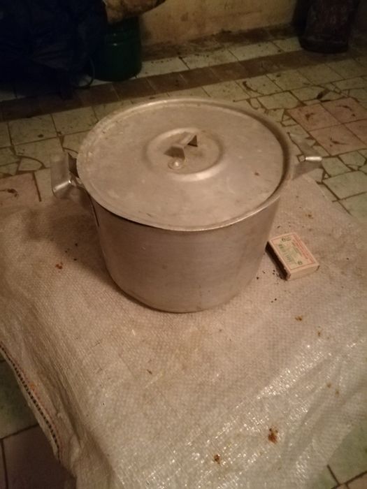 Алюминиевая кастрюля на 2л. СССР.