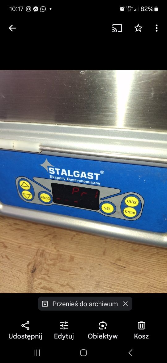 Pakowarka próżniowa Stalgast, pompa olejowa super sprzęt waga 36 kg!!!