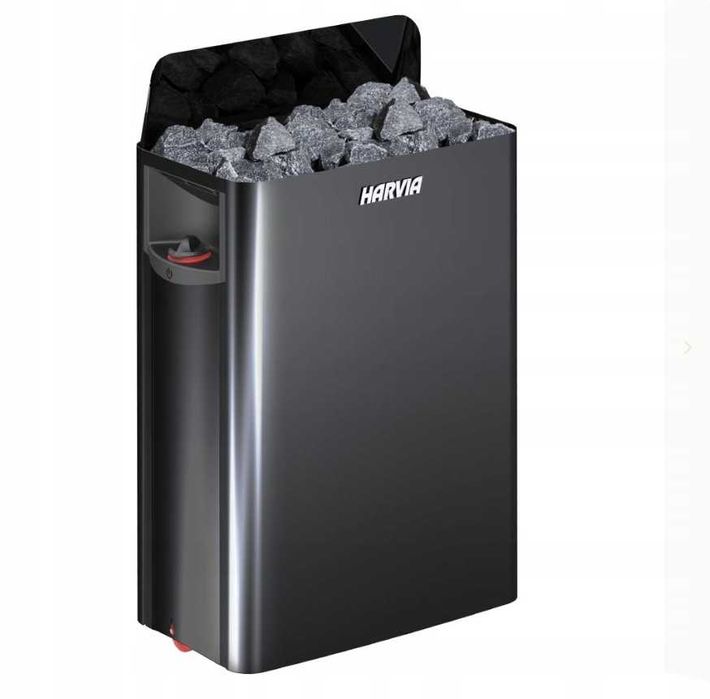 Piec do sauny HARVIA THE WALL SW60E 6KW stal srebrny czarny NOWY 24h