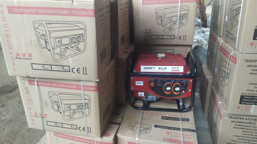 бензогенератор Інвертор KRAFTWELE KW2500 220V генератор бензиновый