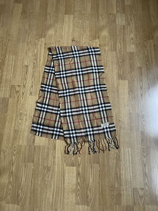 Szalik Burberry unisex , 90’s vintage , 100% lambwool