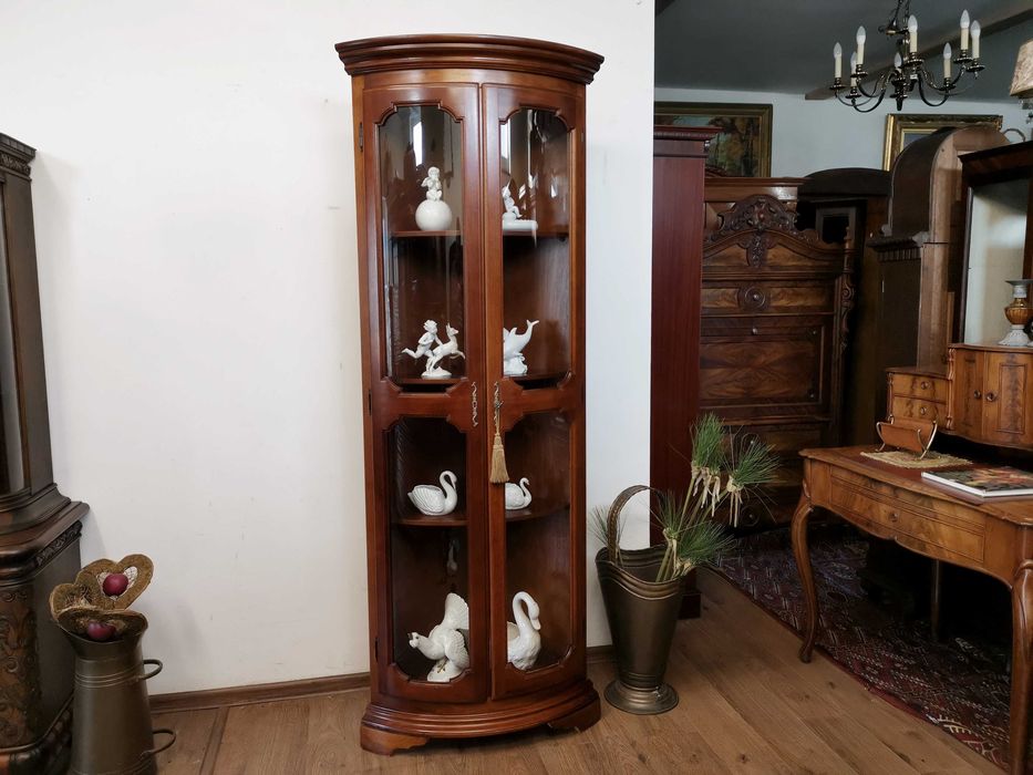 Piękna narożna witryna serwantka 812/2025