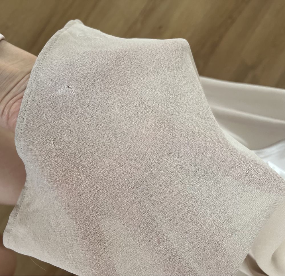 Sukienka beżowa maxi TFNC rozmiar S wesele sylwester studniówka
