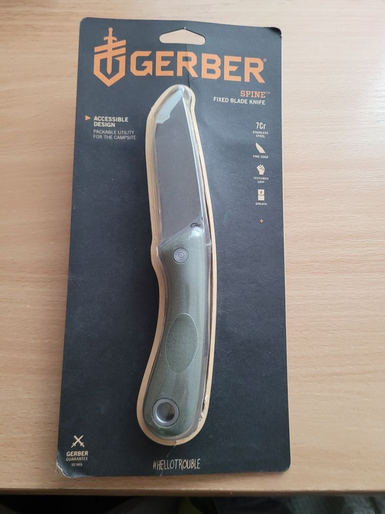 Нож ,Spin fixed Green Gerber