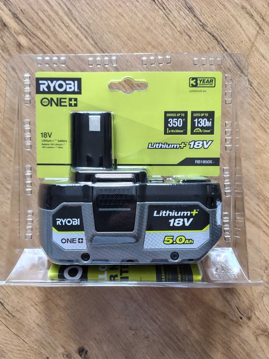 Nowa bateria Ryobi 5.0 Ah ONE+ 5 Ah plus