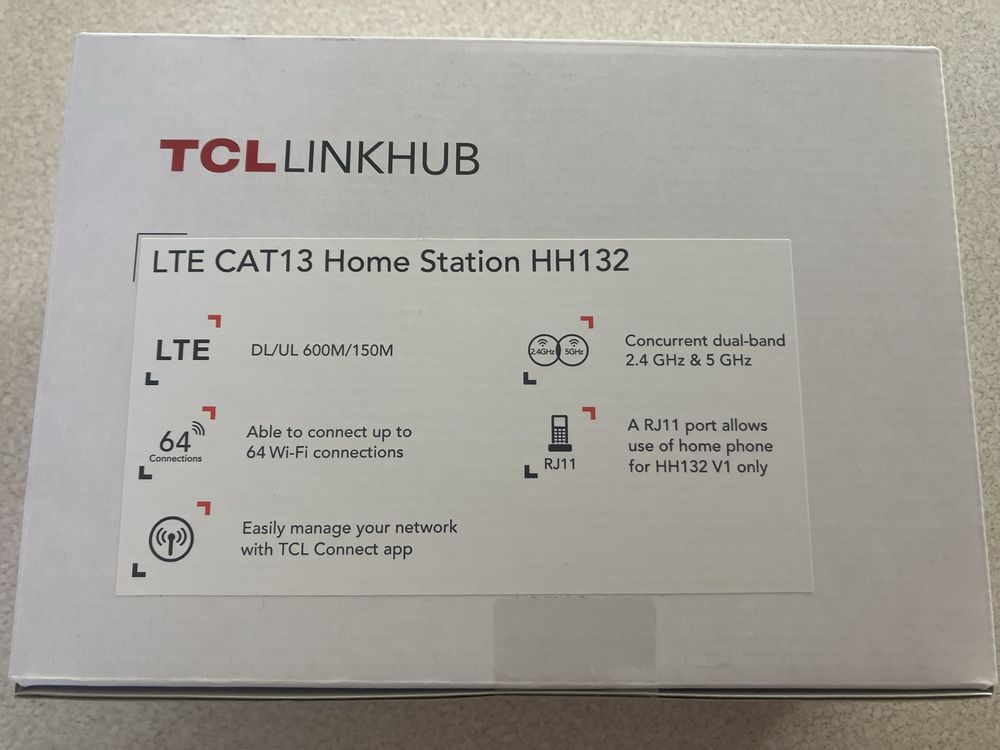 Router TCL LinkHub Cat 13 Home Station HH132 – NOWY, z plombą!