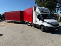 Iveco Daily  Iveco Daily Iveco Daily 35s18 8ep + Przyczepa 6,5m 13ep =21ep Zbiornik