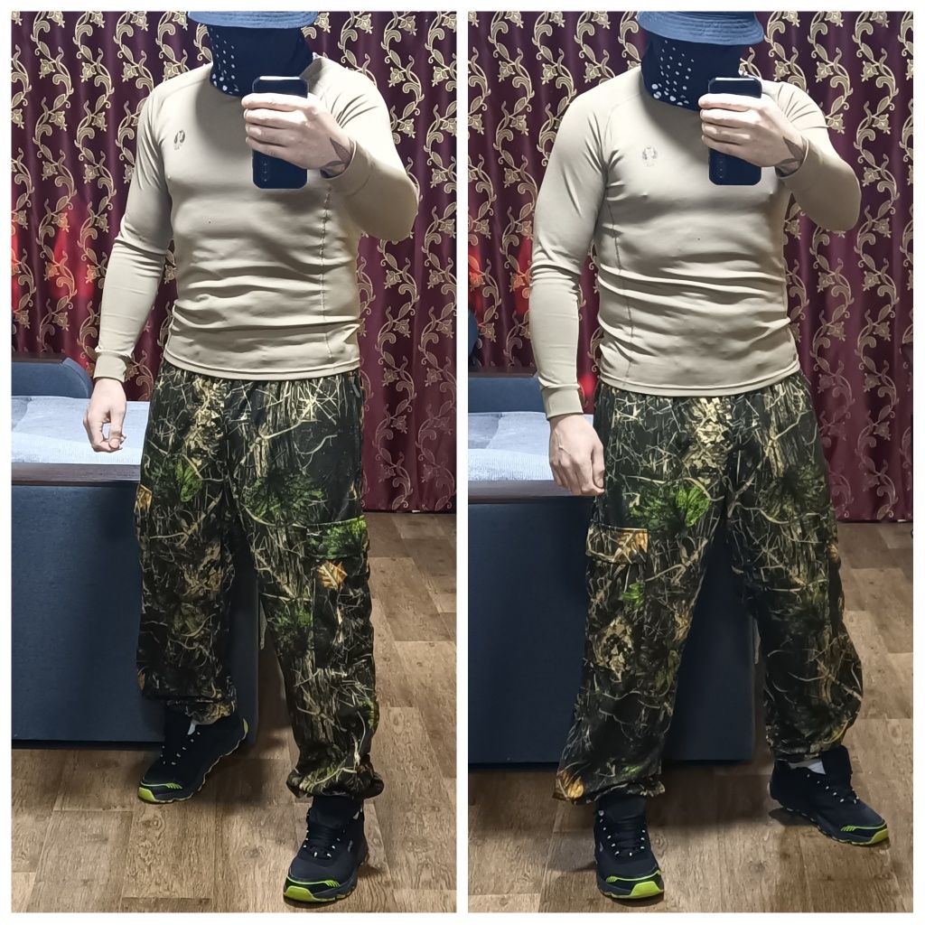 Штани мисливські Biltema Camo Cargo Pants Hunting розмір М