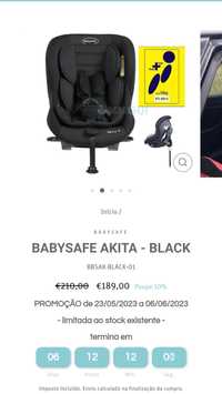 Babysafe - Cadeira Auto AKITA RF 0-18kg