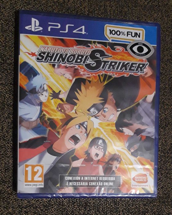 Jogo PS4 Naruto to Boruto Shinobi Striker - Artigo Novo e selado.