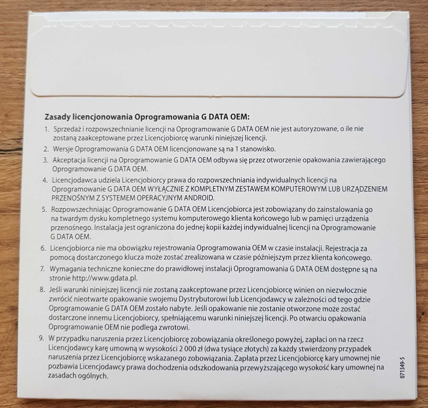 G Data Software  AntiVirus 1PC/1 Rok Ochrona Internetu