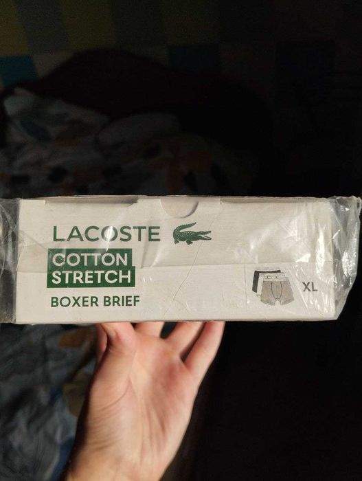 Lacoste XL 3 шт. Оригинал Новые Комлпект Трусы Коттон Боксерки Boxer