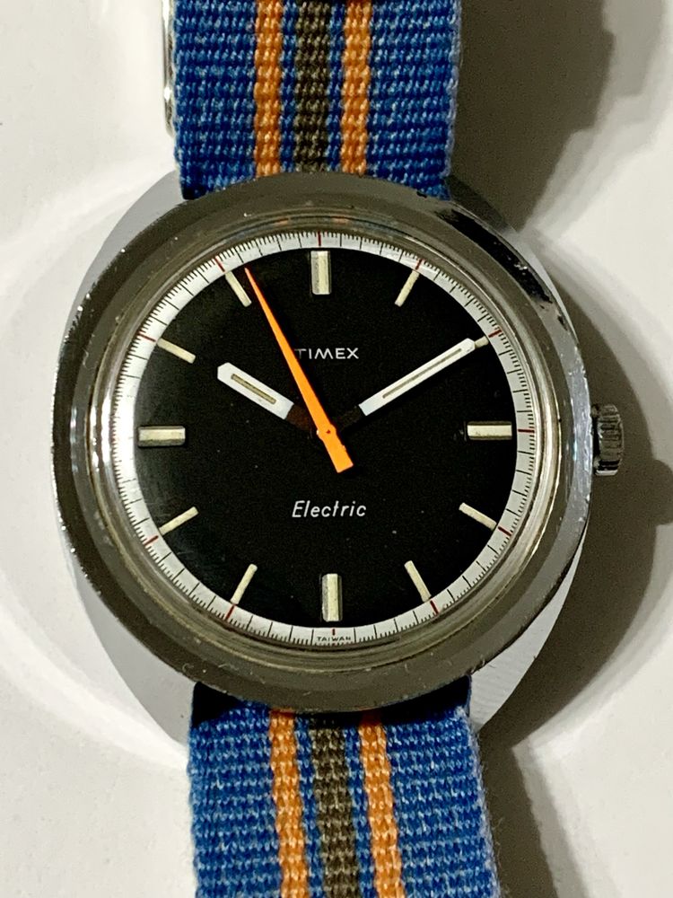 Zegarek Timex Vintage Retro Electric elektromechaniczny na chodzie