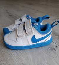 Nike Pico 5 dziecięce buty buciki lato białe niebieskie chłopiec dziew