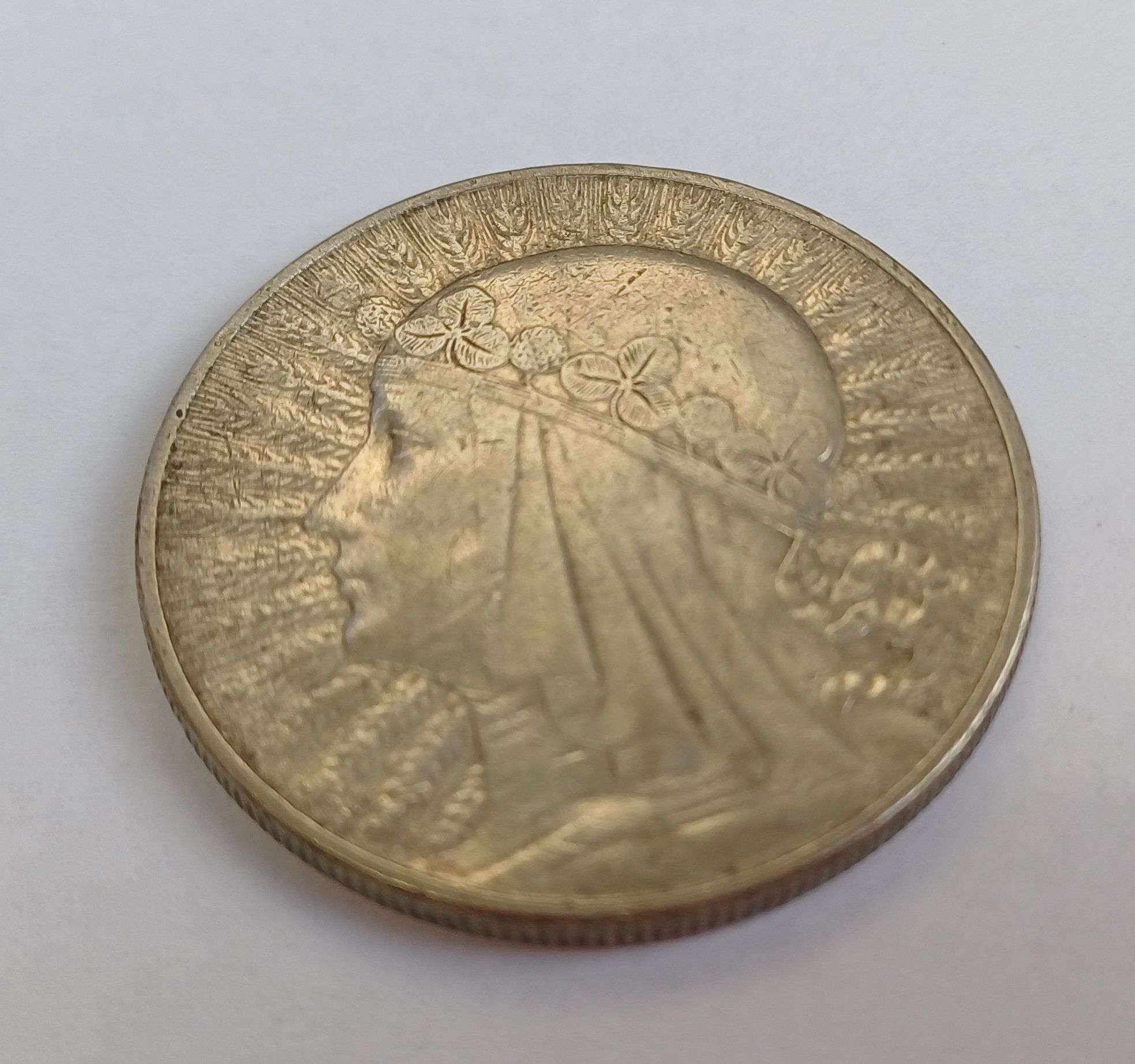 Moneta 10 zł Głowa Kobiety 1933r (1)