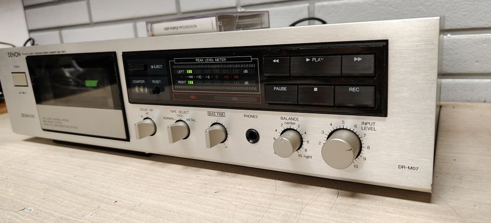 Magnetofon deck DENON RD-M07. Po serwisie