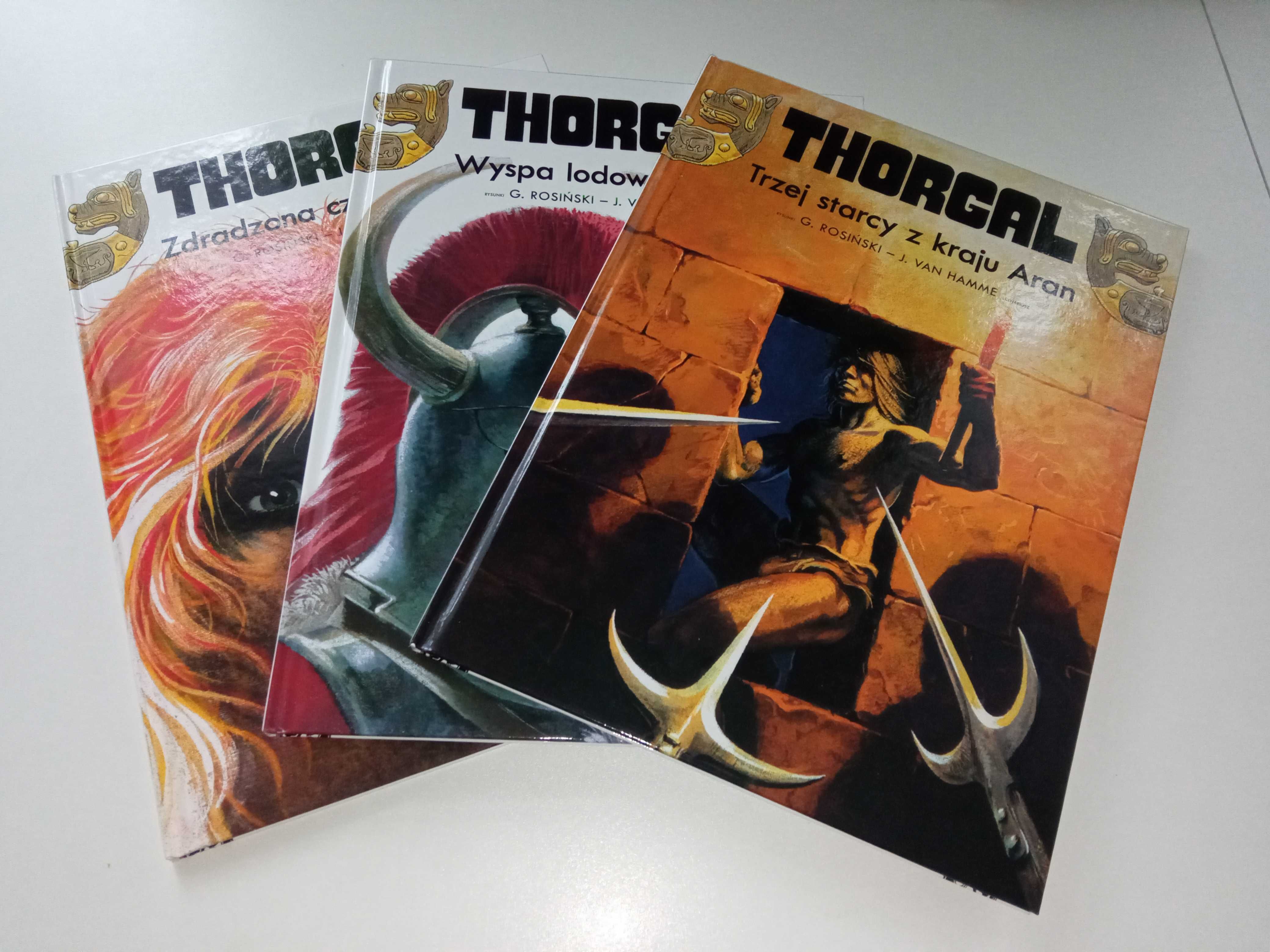 komiksy thorgal - 3 tomy w twardej oprawie wydanie 2022