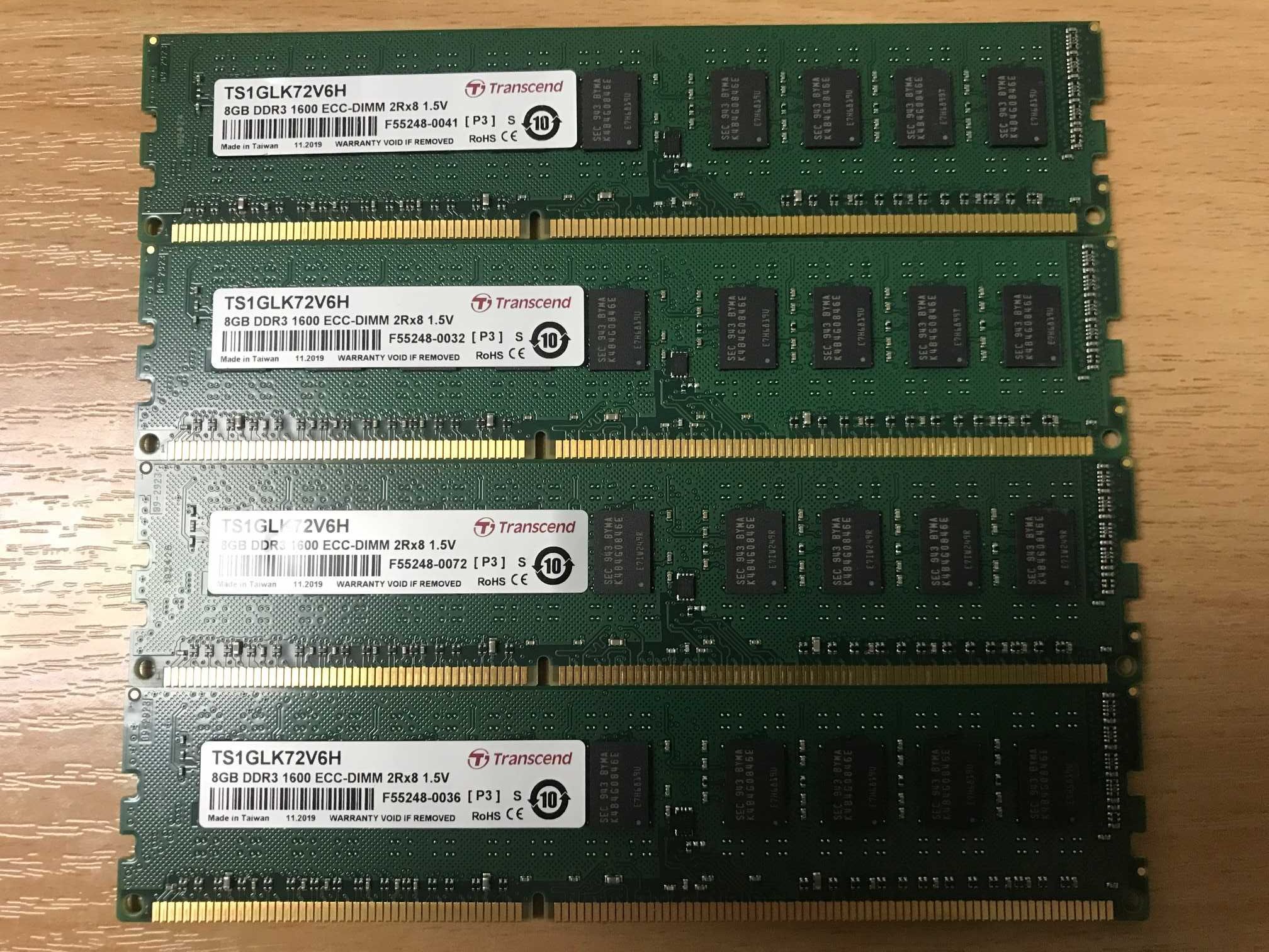 Память серверная Transcend 8 GB DDR3 1600 MHz (TS1GLK72V6H)