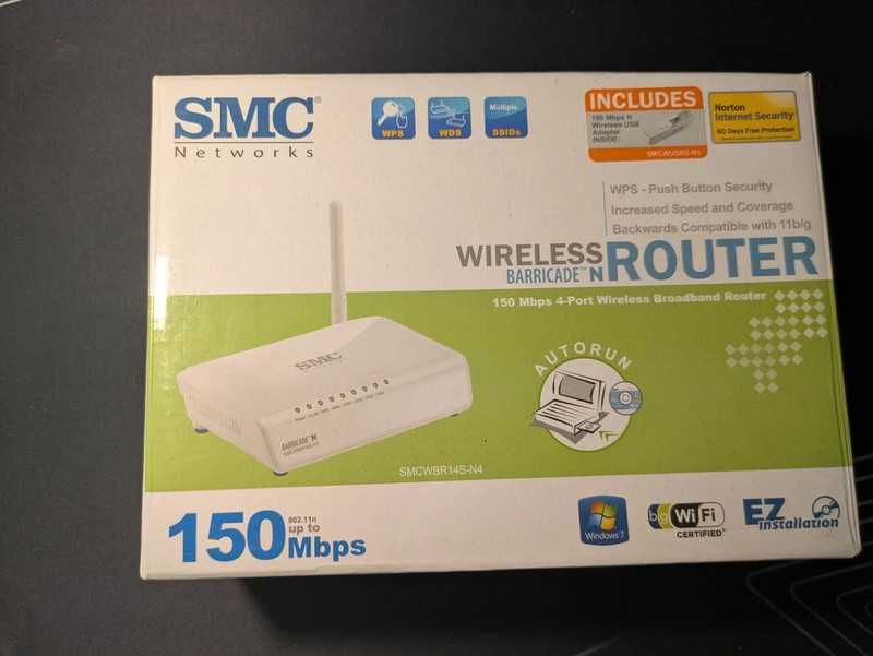 Router SMC wireless 150 Mbpd