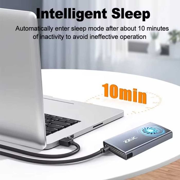 Зовнішня кишеня Onvian M15 20Gbps M.2 NVMe/SATA SSD - USB3.2 з кулером