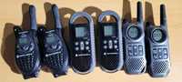 Walkie Talkies Motorola T5022, TLKR T5 e TLKR T8 com Auriculares