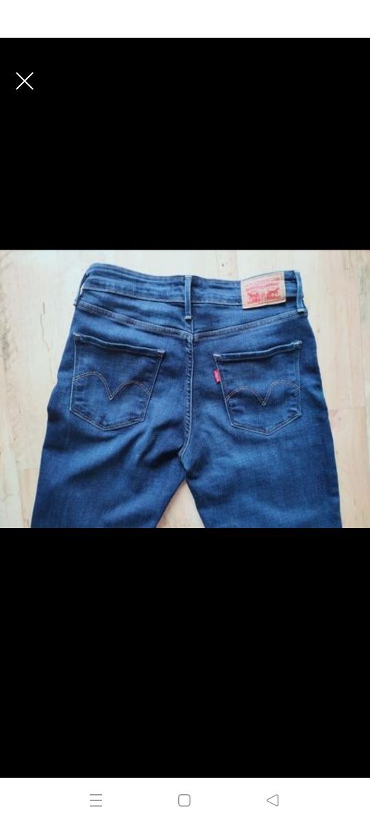 Jak Nowe Levis 27/32 MID Rise Skinny (pas 76cm) wysyłka