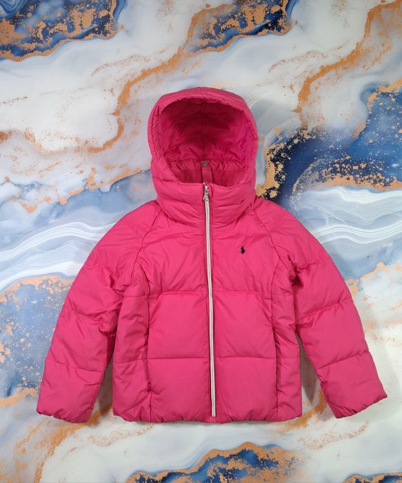 Пуховик Polo Ralph Lauren на девочку зимний куртка с капюшоном