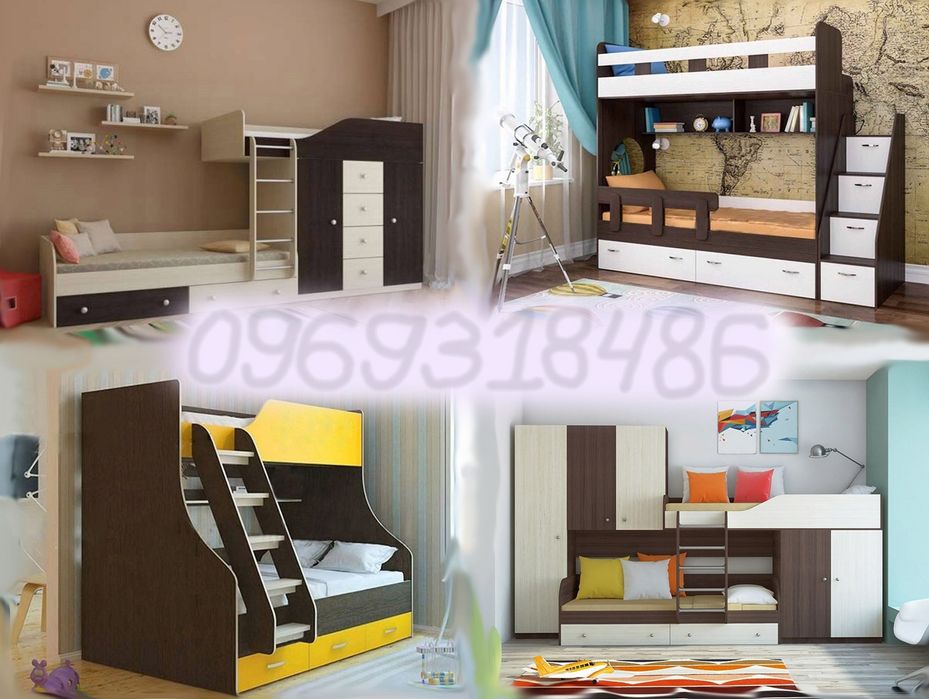 В спальню двоярусне ліжко кровать