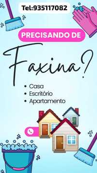 Faço limpezas de casas, apartamentos, escritórios etc...