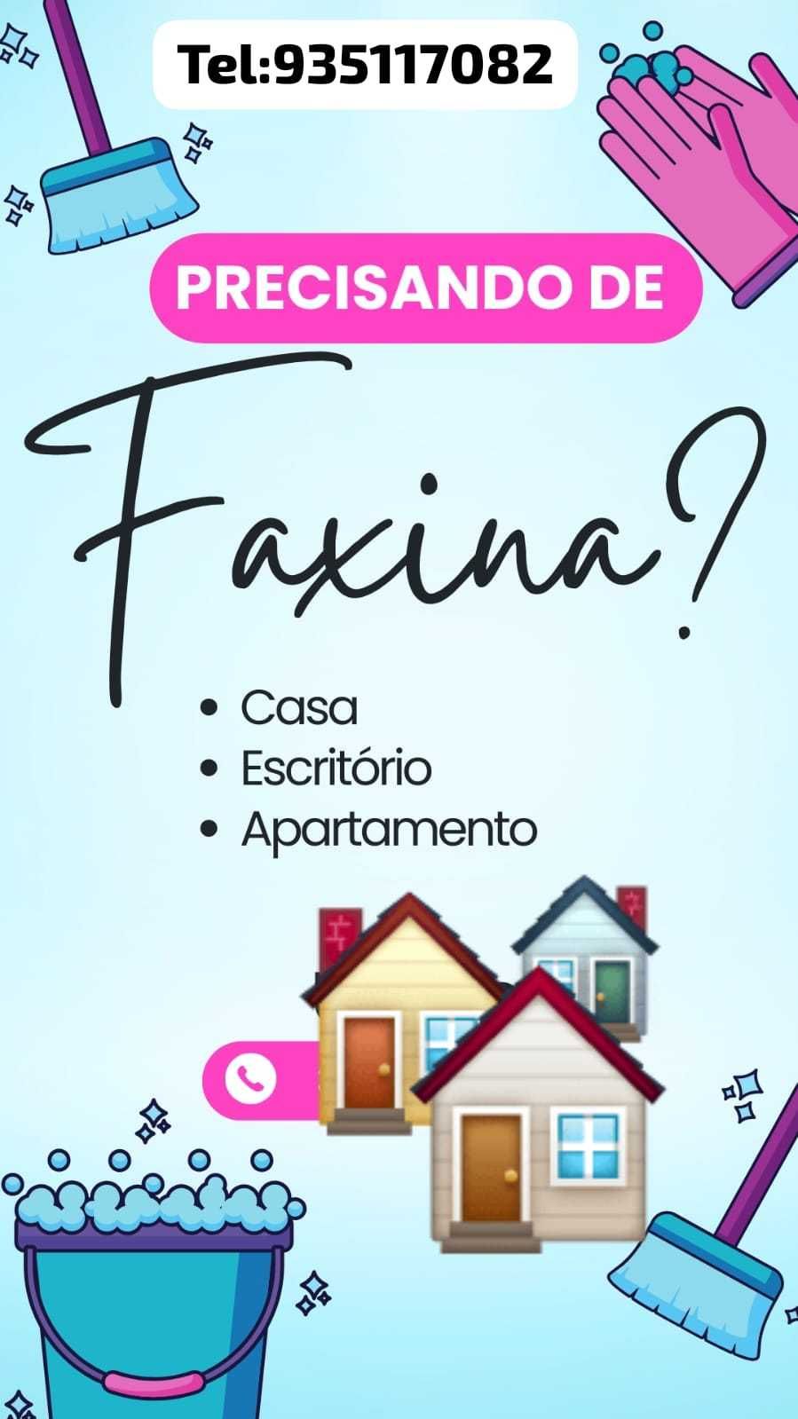 Faço limpezas de casas, apartamentos, escritórios etc...