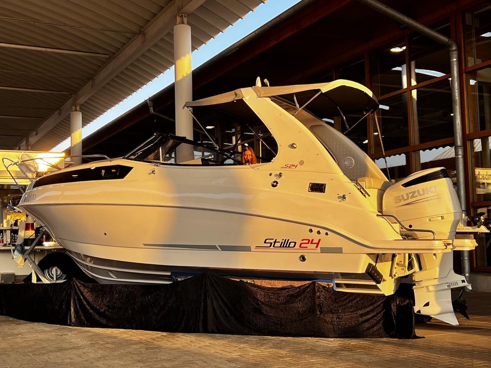 Jacht motorowy Stillo 24 full opcja super cena 2024 MIKOŁAJKI