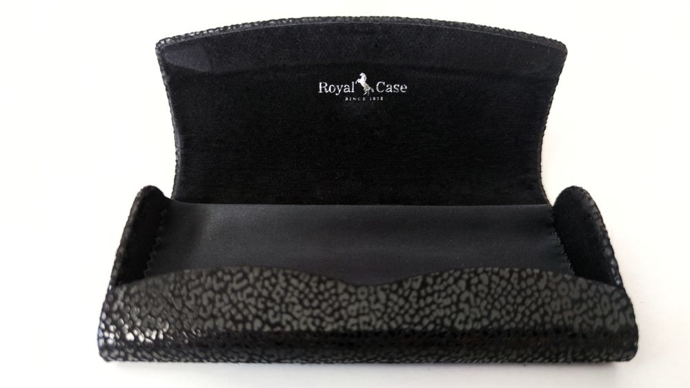 Чехол для очков, премиальный, кожа, металл, Royal Case