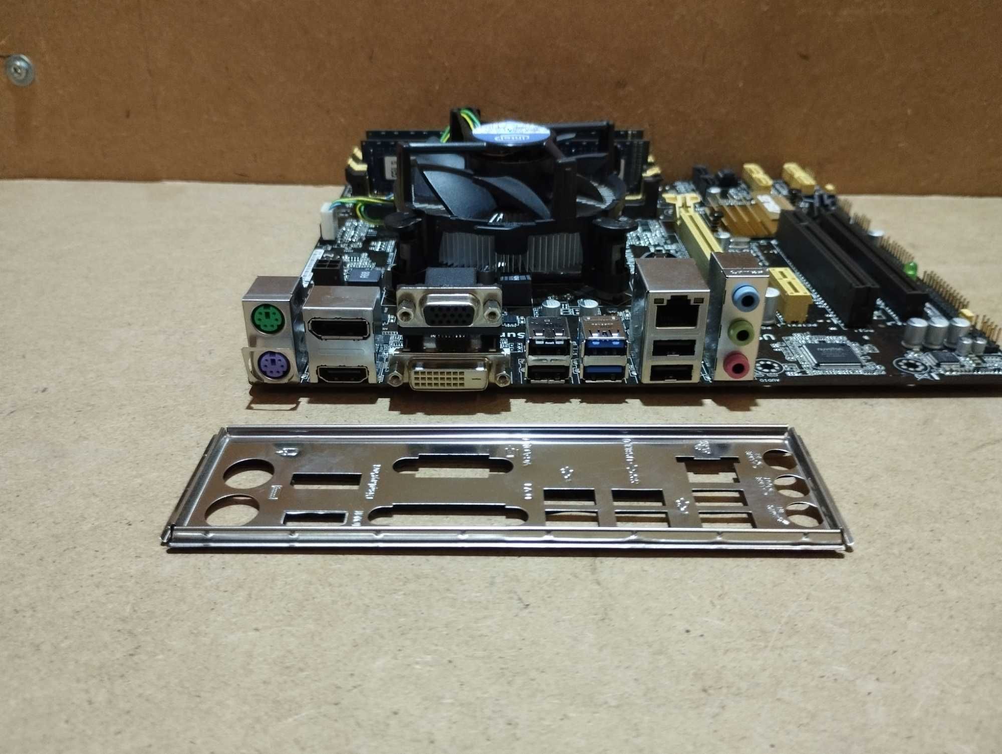 Материнська плата Asus B85M-E / Core i5 - 4440 / 8 GB DDR3 / 4 шт