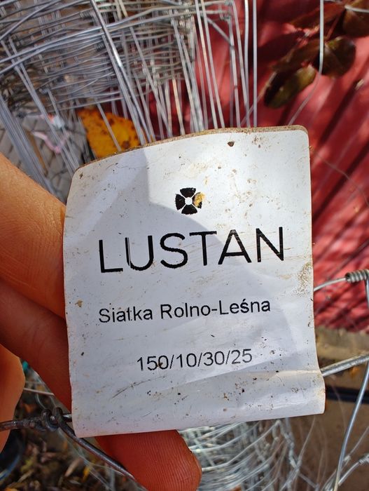 Siatka rolno leśna 25 m długości 1,50 m wysoka