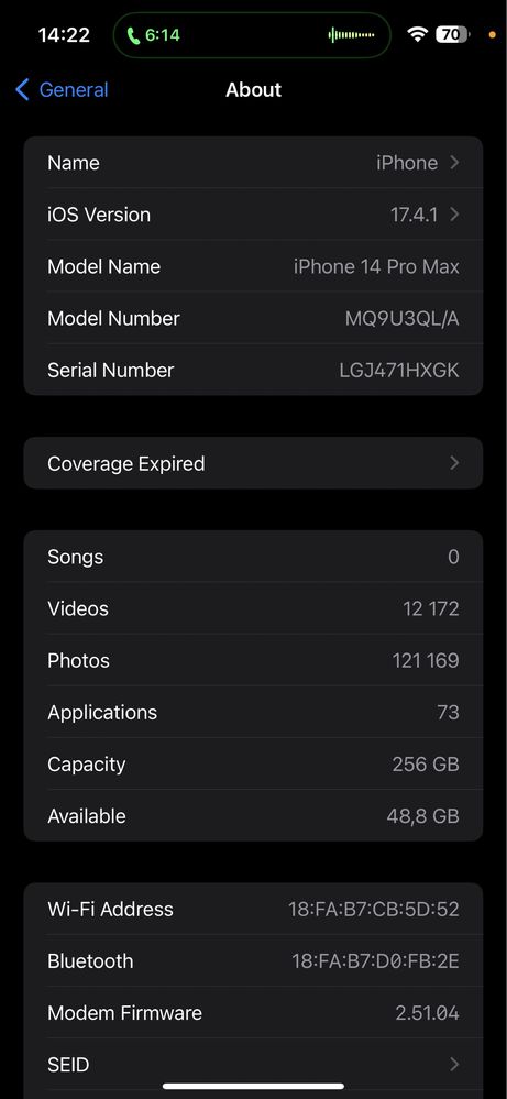 Iphone 14 Pro Max 256gb