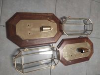 Candeeiro octogonal rectangular