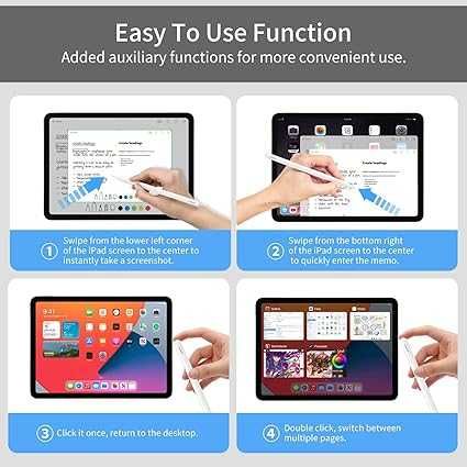 GOOJODOQ GD13 Rysik, stylus do iPada, Bluetooth, biały