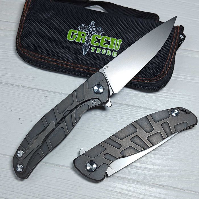 Складной нож Green Thorn F95T K110 (Широгоров) ніж титан EDC