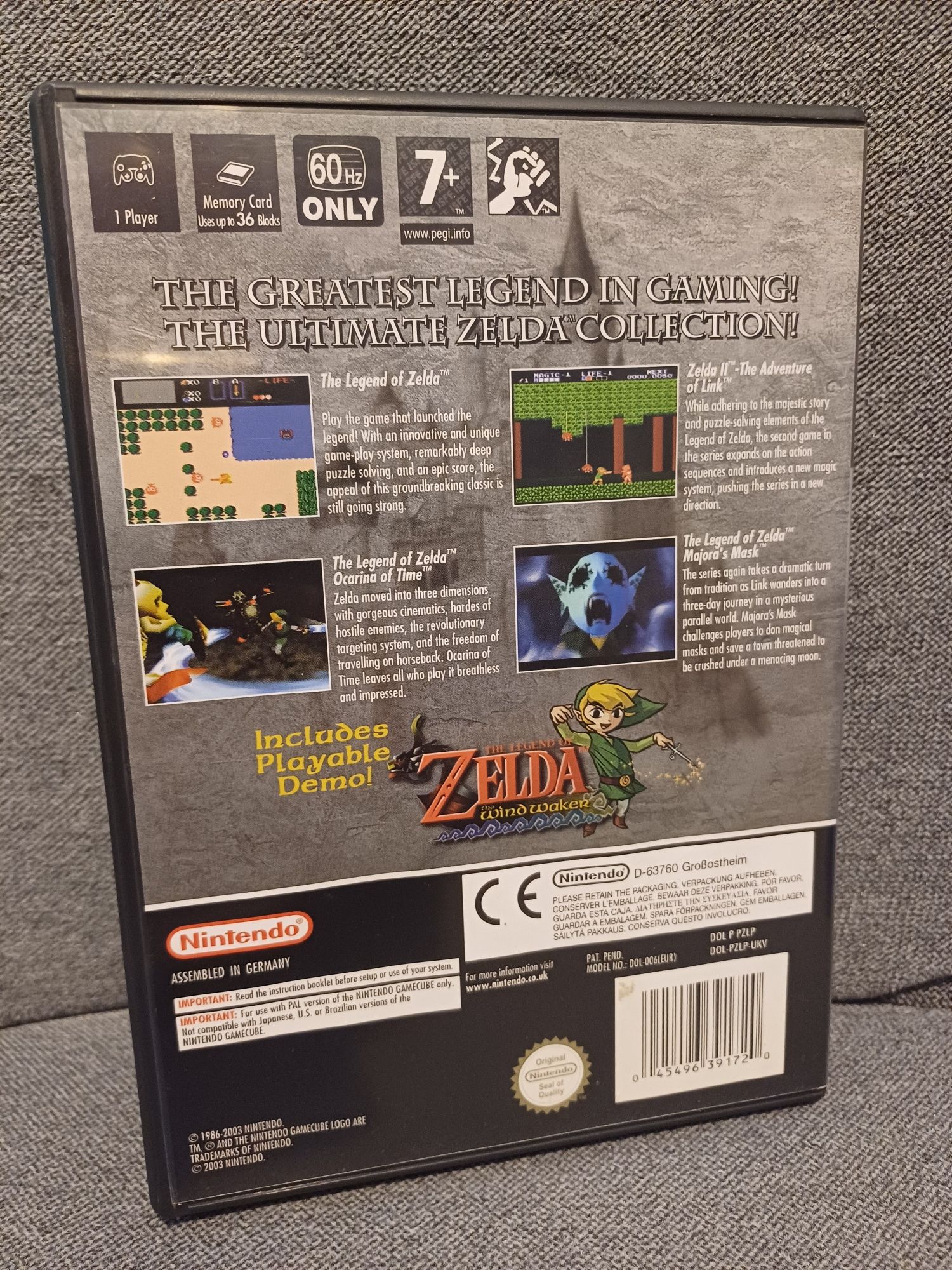 The Legend of Zelda Collector’s Edition Nintendo Gamecube Wii Ang