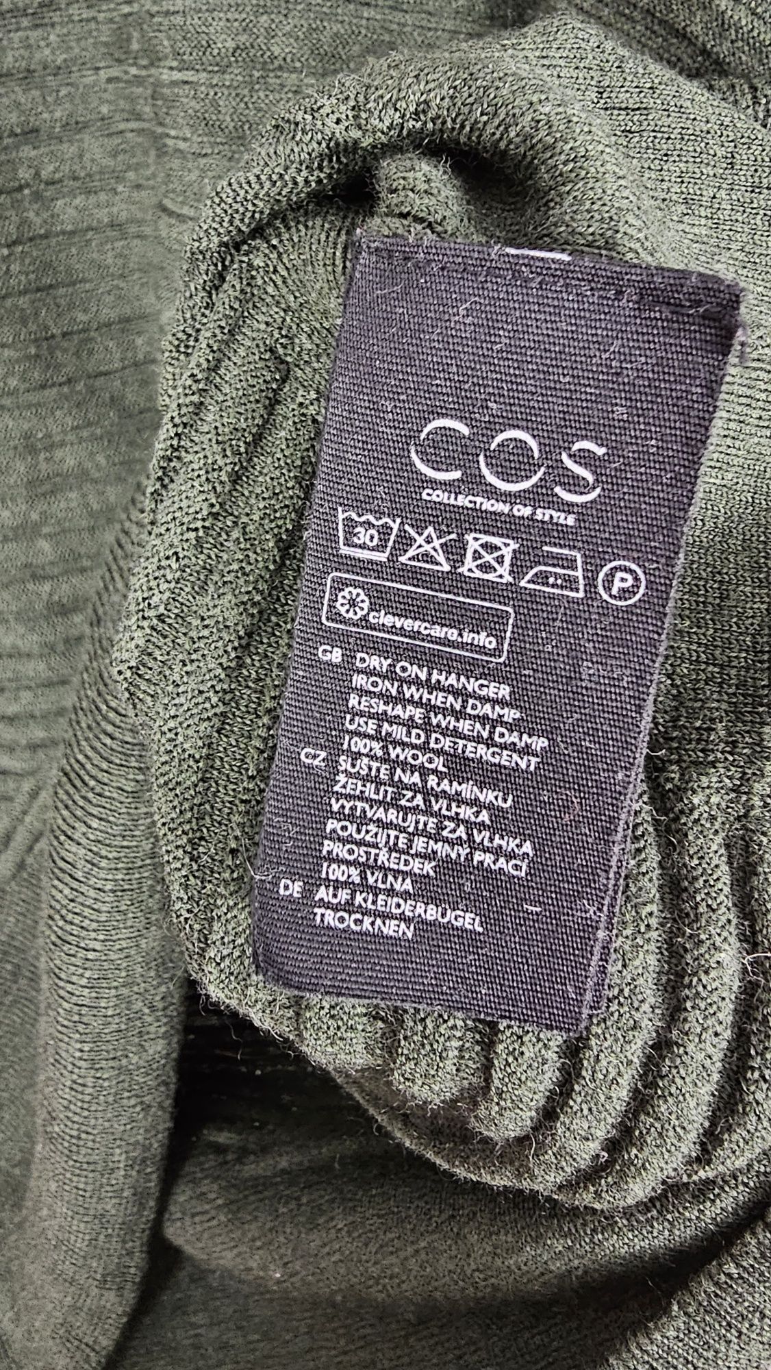 Sweter damski r XS COS 100% wełna