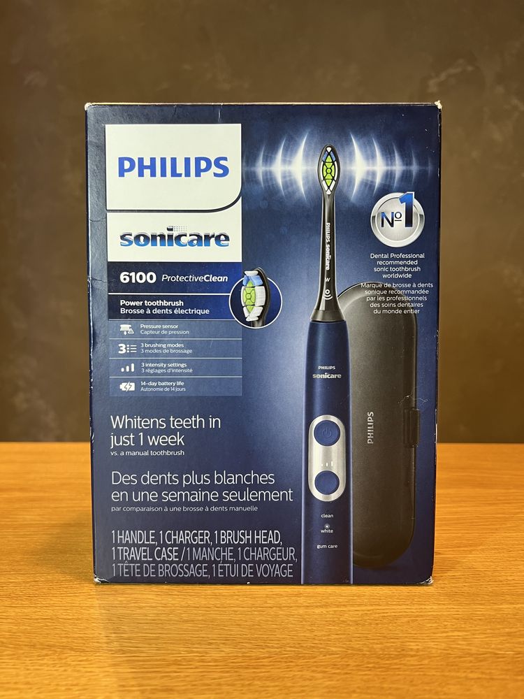 Philips Sonicare 6100 white зубна щітка HX6871/49
