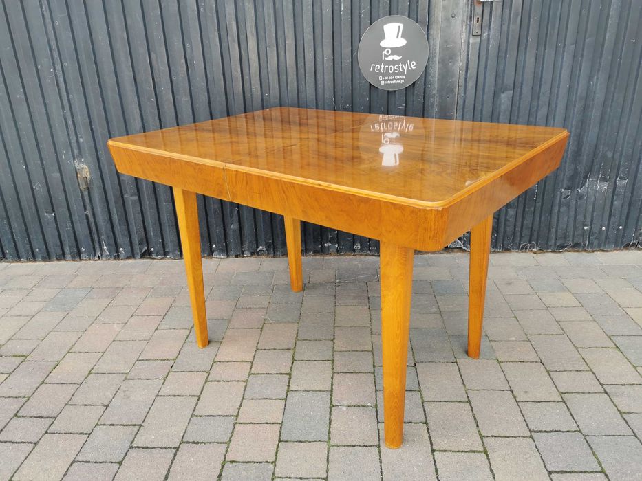 Stół rozkładany ART DECO proj. J. Halabala, Czechosłowacja '30-'50